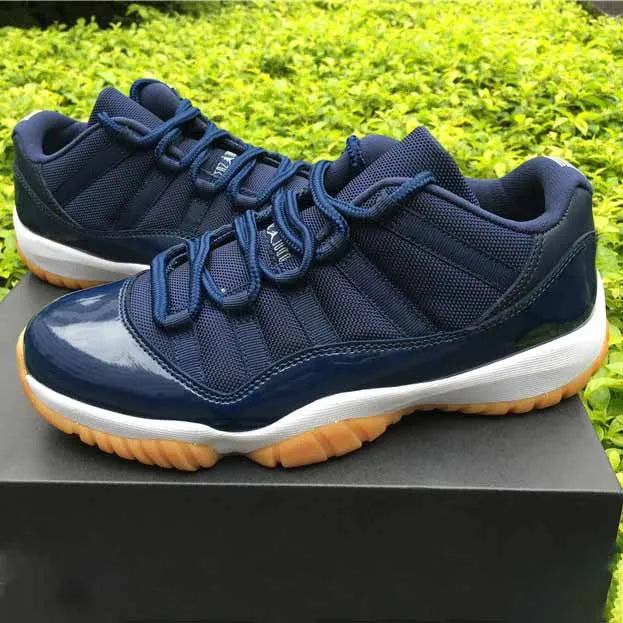 AJ 11 Retro Low Navy Gum Shoes Sneakers – nk0004099
