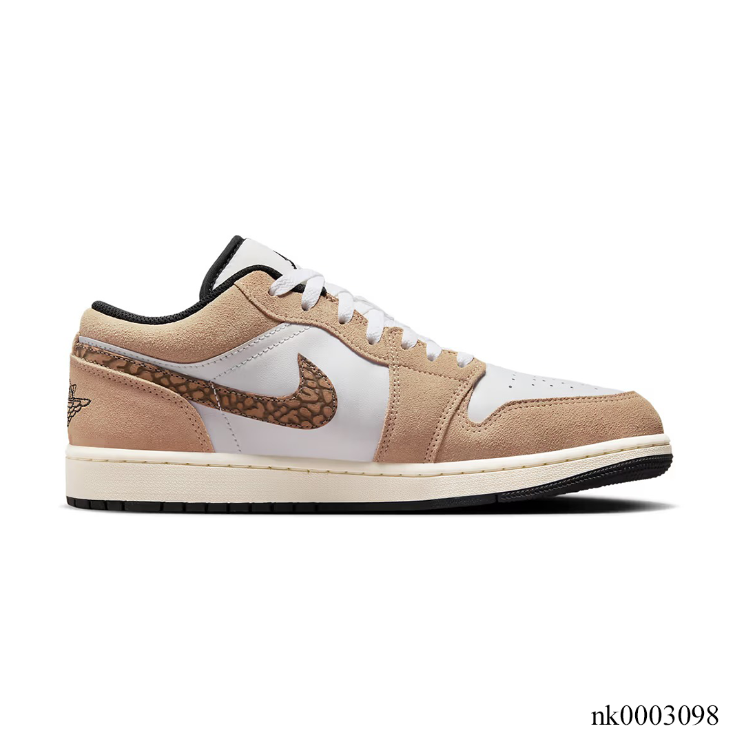 AJ 1 Low Brown Elephant Shoes Sneakers – nk0003098