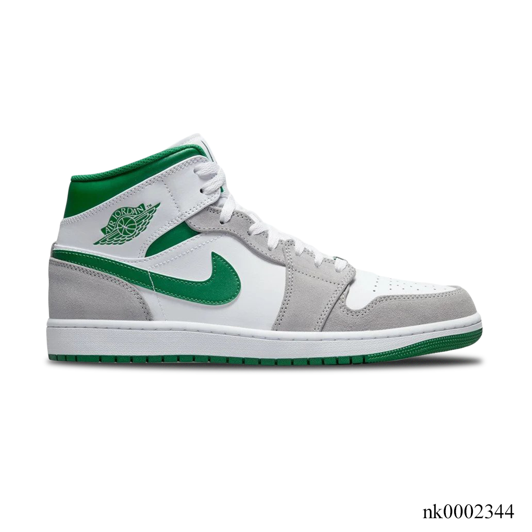 AJ 1 Mid SE Grey Green Shoes Sneakers – nk0002344