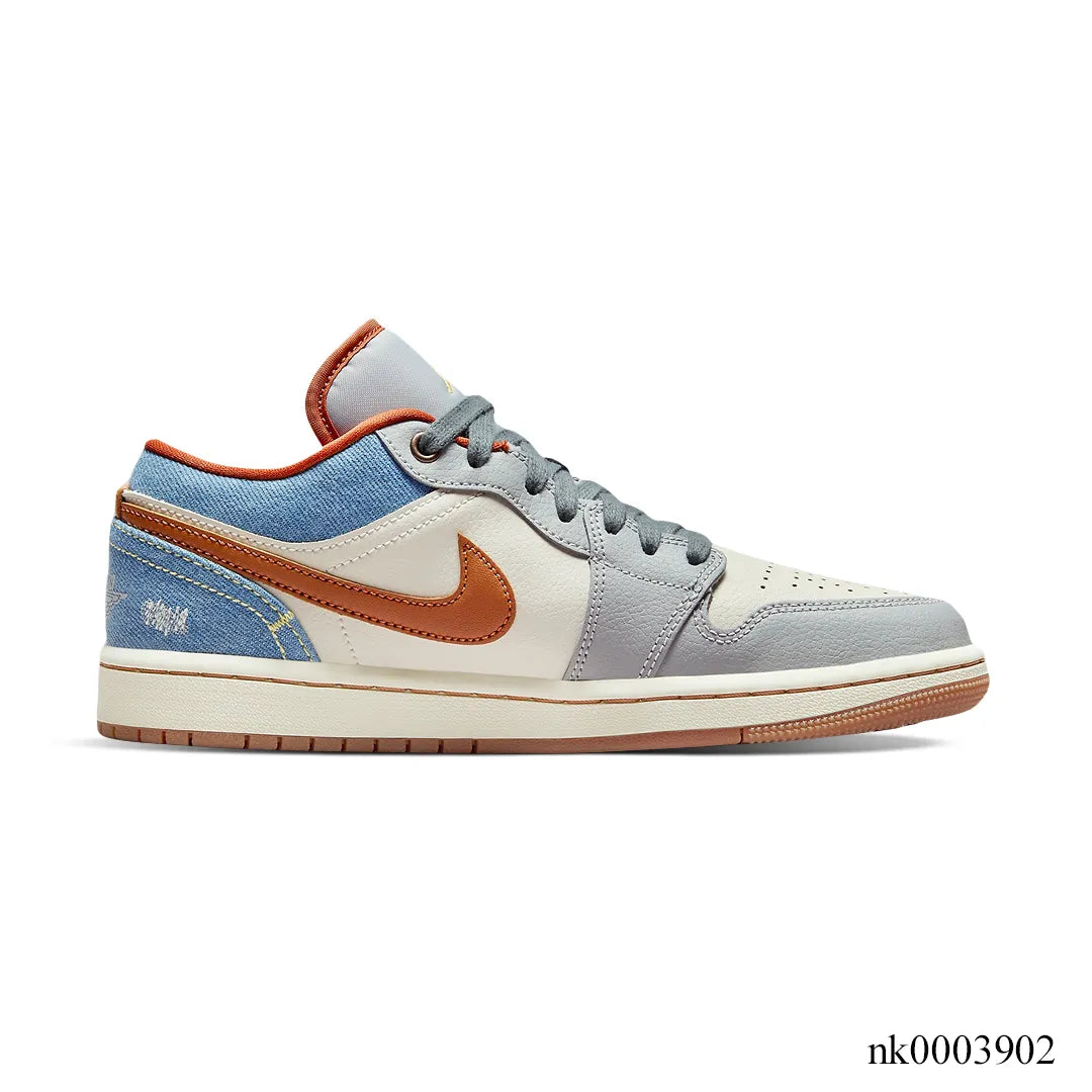 AJ 1 Low Phantom Denim Shoes Sneakers – nk0003902