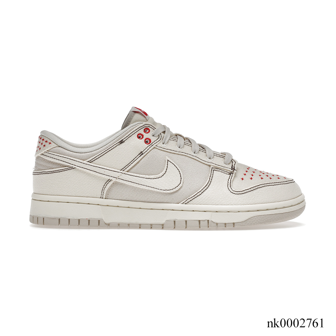 Dunk Low Light Orewood Brown Sashiko Shoes Sneakers – nk0002761