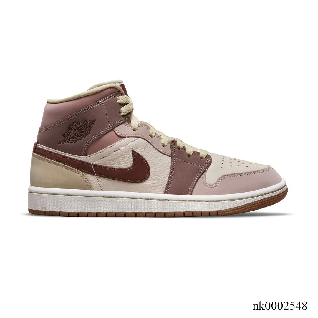 AJ 1 Mid SE Dark Pony Smoky Mauve Shoes Sneakers – nk0002548