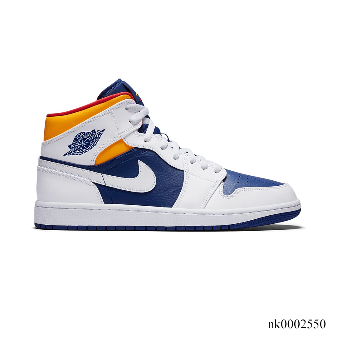 AJ 1 Mid Royal Blue Laser Orange Shoes Sneakers – nk0002550