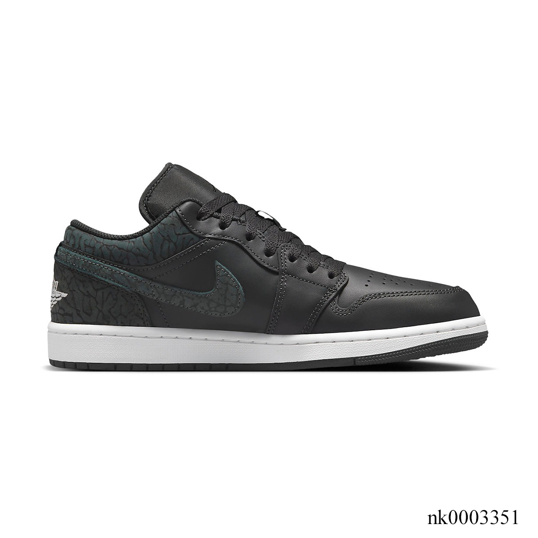 AJ 1 Low SE Black Elephant Shoes Sneakers – nk0003351