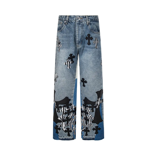 CH Cross Patch Jeans - CH0127 image 0