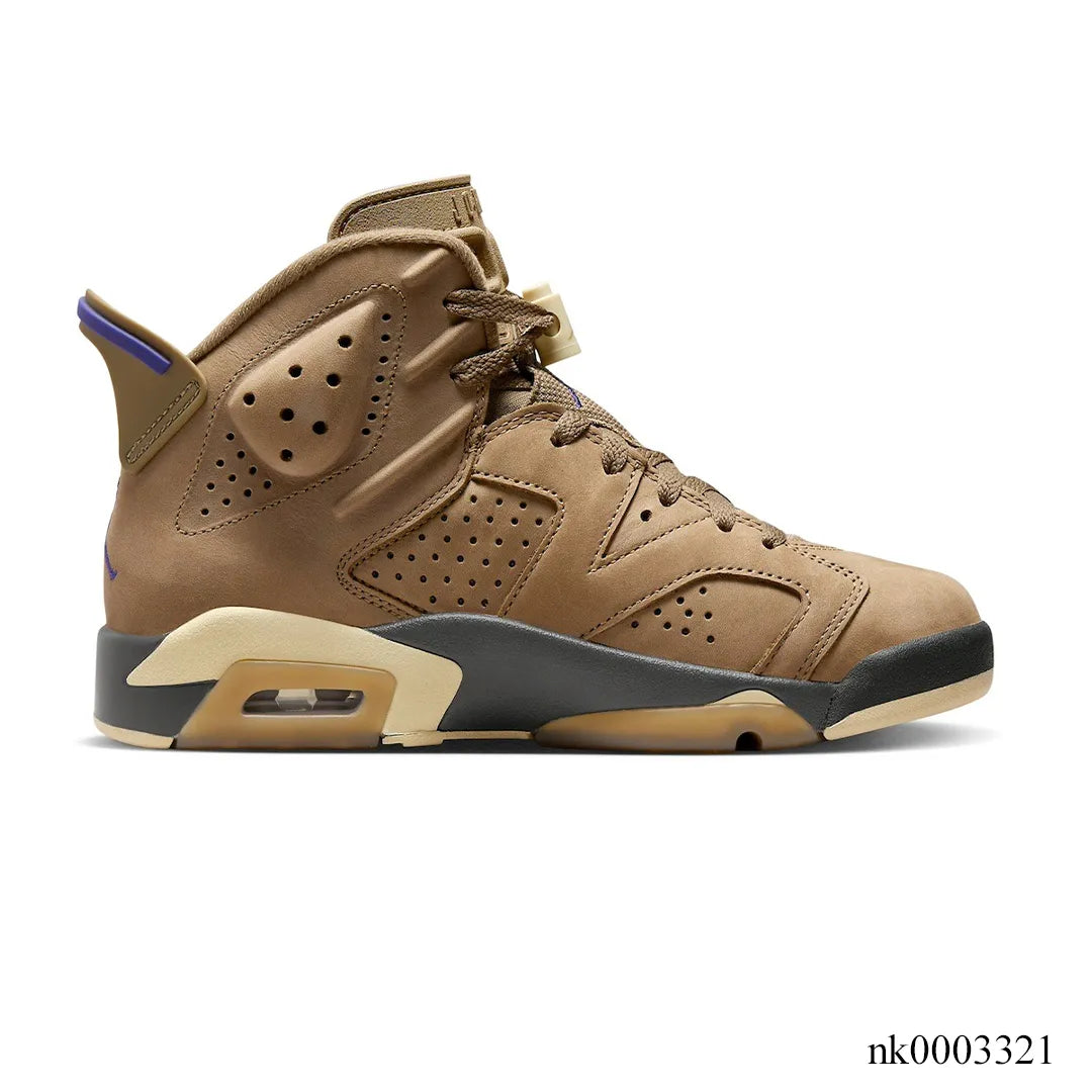 AJ 6 GORE-TEX Brown Kelp Shoes Sneakers – nk0003321