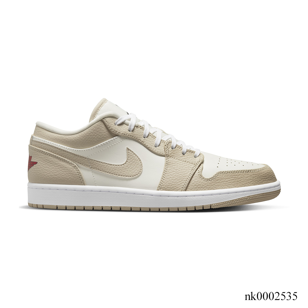AJ 1 Low SE Sail Rattan University Red Shoes Sneakers – nk0002535
