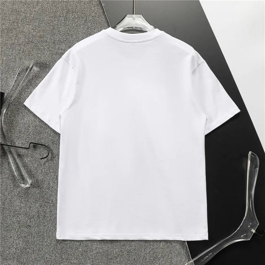 AM Logo-print Cotton T-shirt in White - 278 - ami0000278 image 2