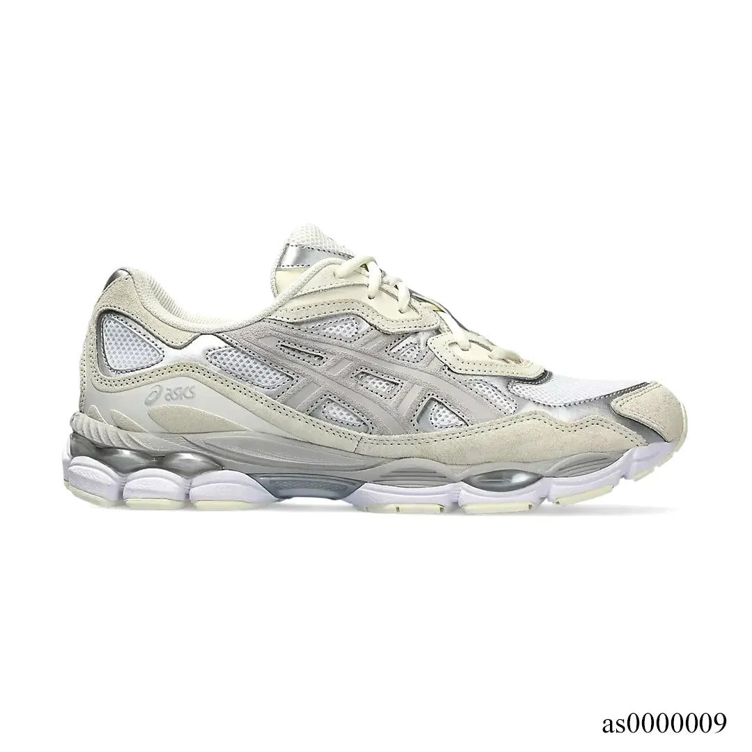AS Gel NYC White Oyster Grey Shoes Sneakers – as0000009