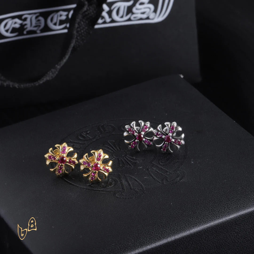 CH Cross Flower Earrings – CH0152