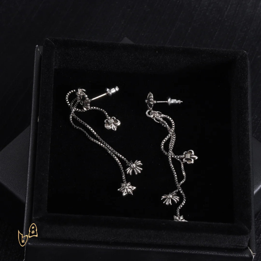 CH Triple Charm Drop Earrings – CH0157