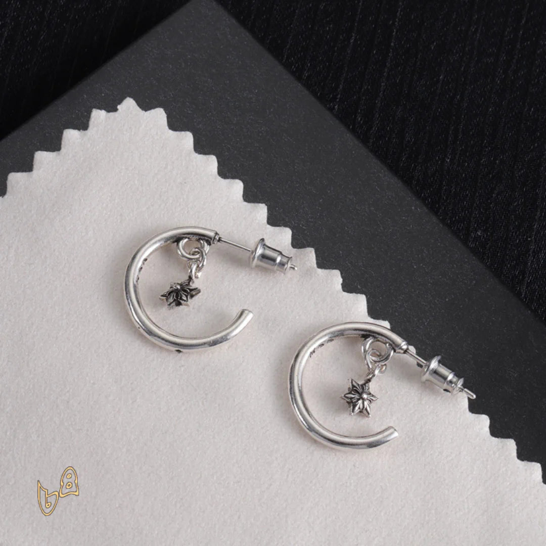 CH Cross Star Hoop Earrings – CH0160