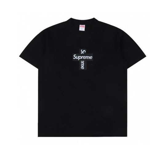 SUP Cross Box Logo T-Shirt in Black - 512 - spm0000512 image 0