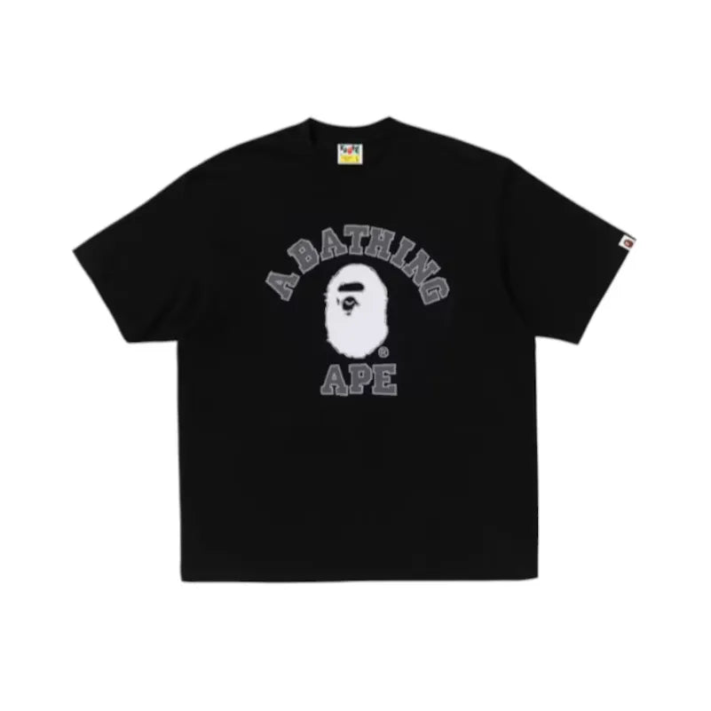 BAPE Hand Drawn College Relaxed Fit Tee T-Shirt - SUP00100 image 1