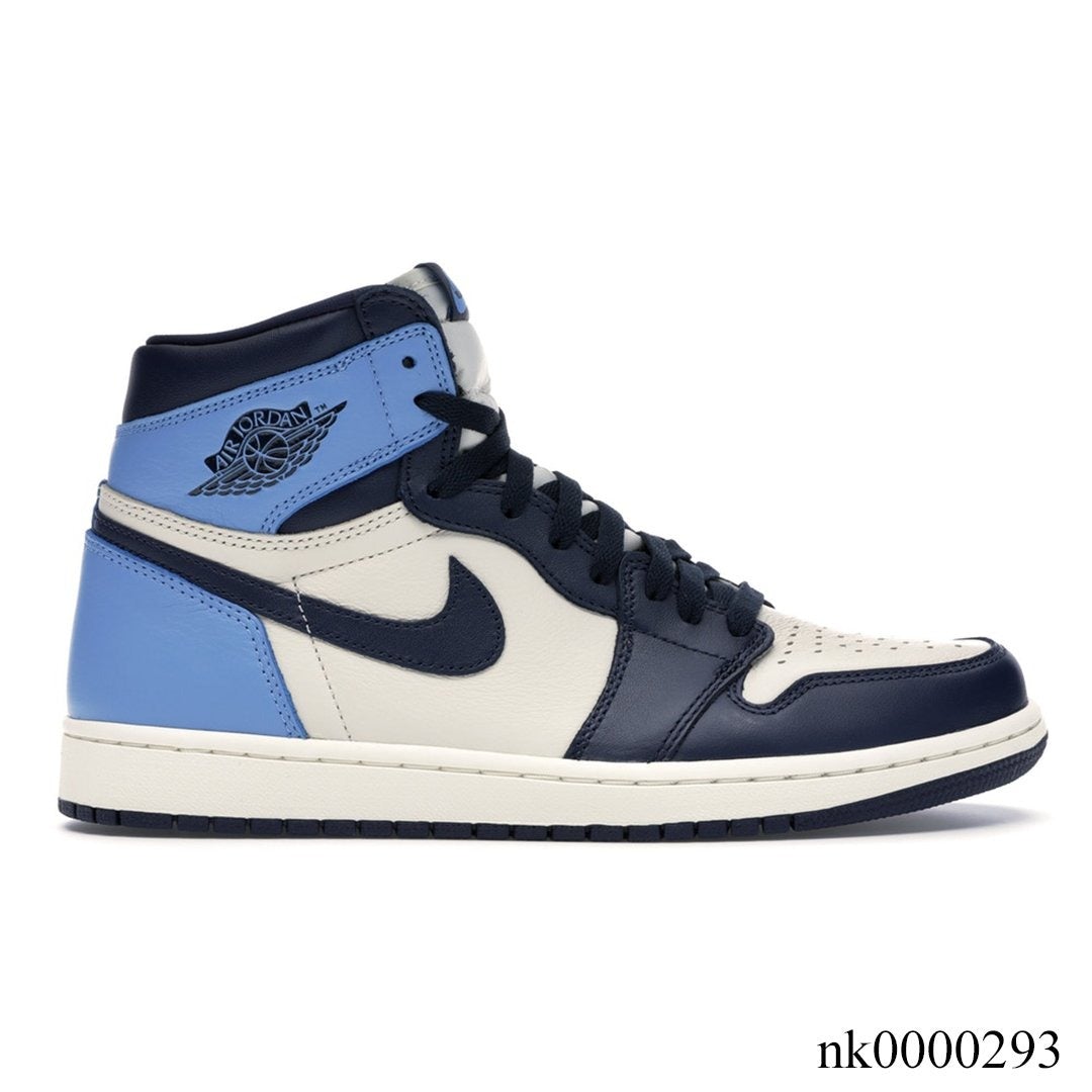 AJ 1 Retro High Obsidian UNC Shoes Sneakers – nk0000293