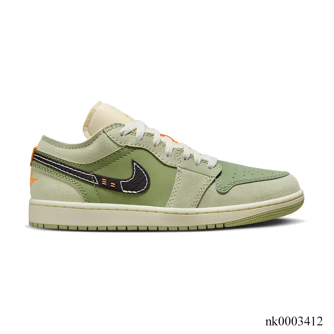 AJ 1 Low SE Craft Light Olive Shoes Sneakers – nk0003412