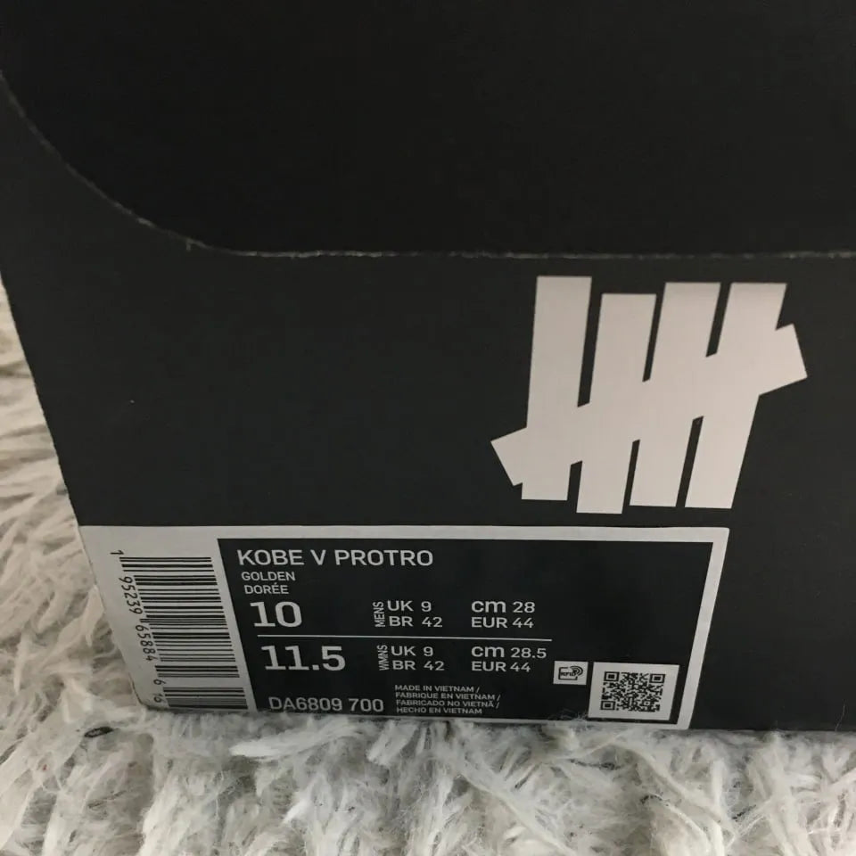 Undefeated x Kobe 5 Protro Hall of Fame Shoes Sneakers – nk0004411