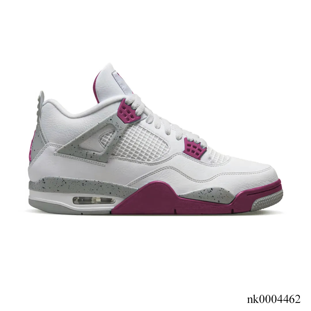 AJ 4 White Purple Cement Shoes Sneakers – nk0004462