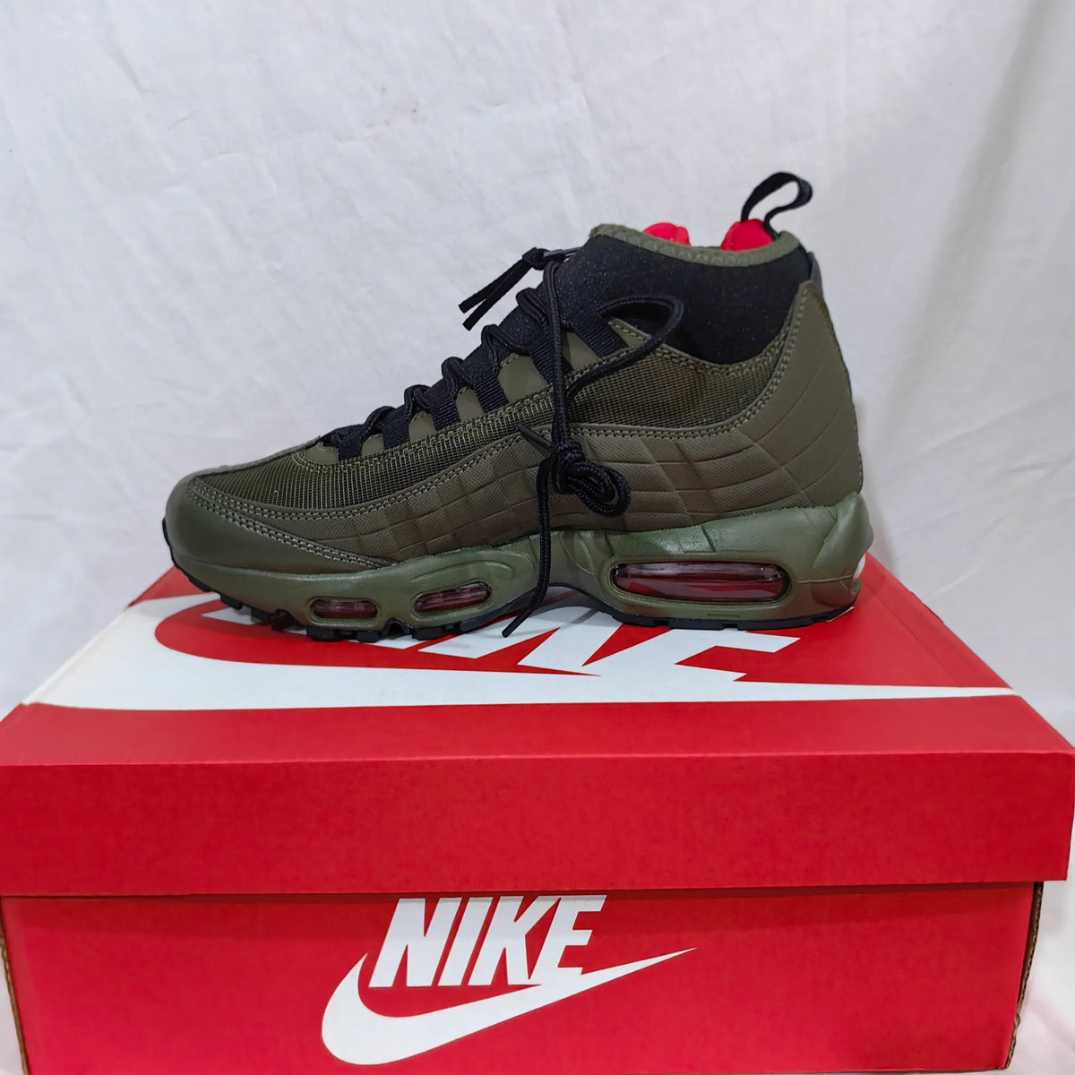 AM 95 Sneakerboot Dark Loden/Cargo Khaki Shoes Sneakers – nk0005234