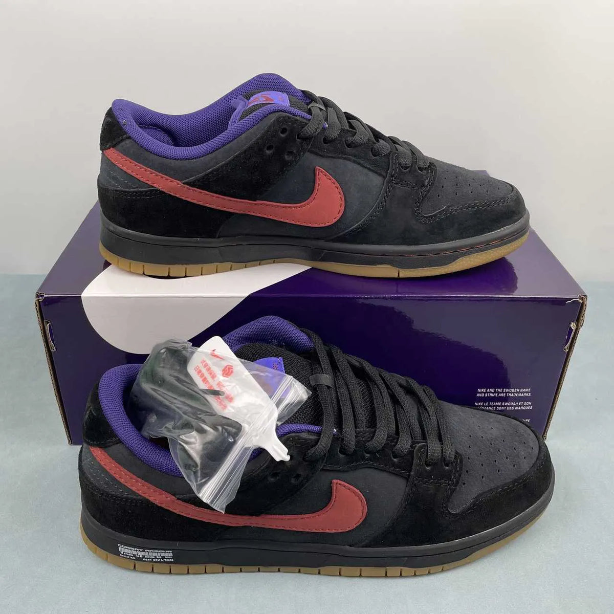 NK SB Dunk Low Pro “Persian Violet and Off Noir” Shoes Sneakers – nk0005385