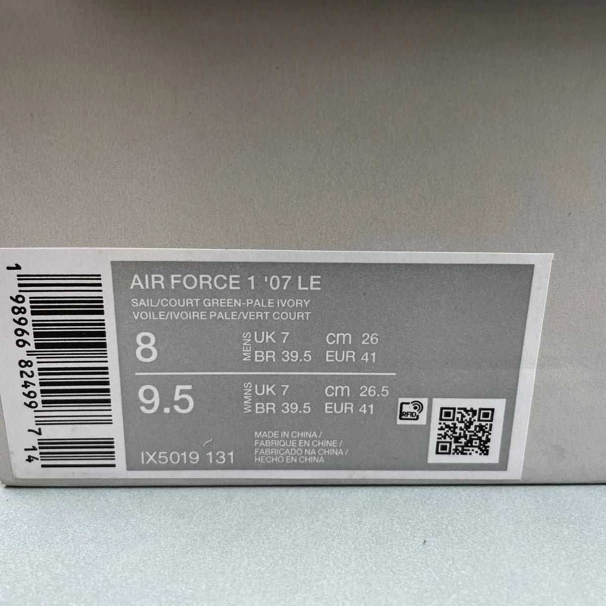 AF 1 Low 07 “White Pine Green” Shoes Sneakers – nk0005389