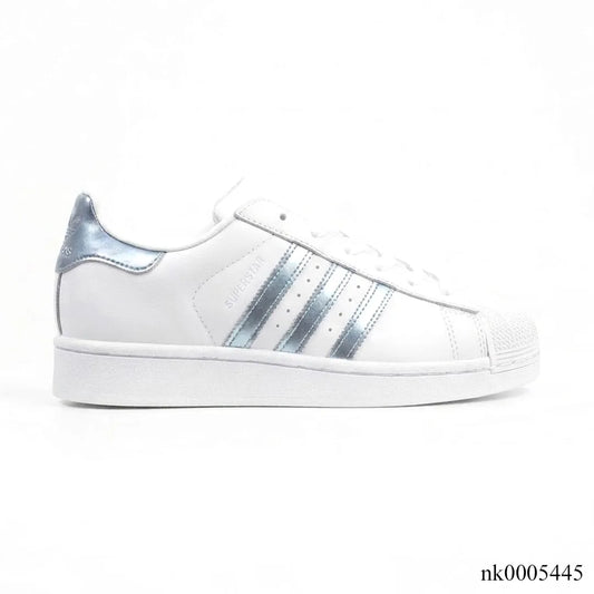 AD Superstar White Silver Metallic Shoes Sneakers – nk0005445