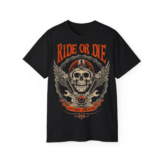RIDE OR DIE T-Shirt – POD0014 image 0