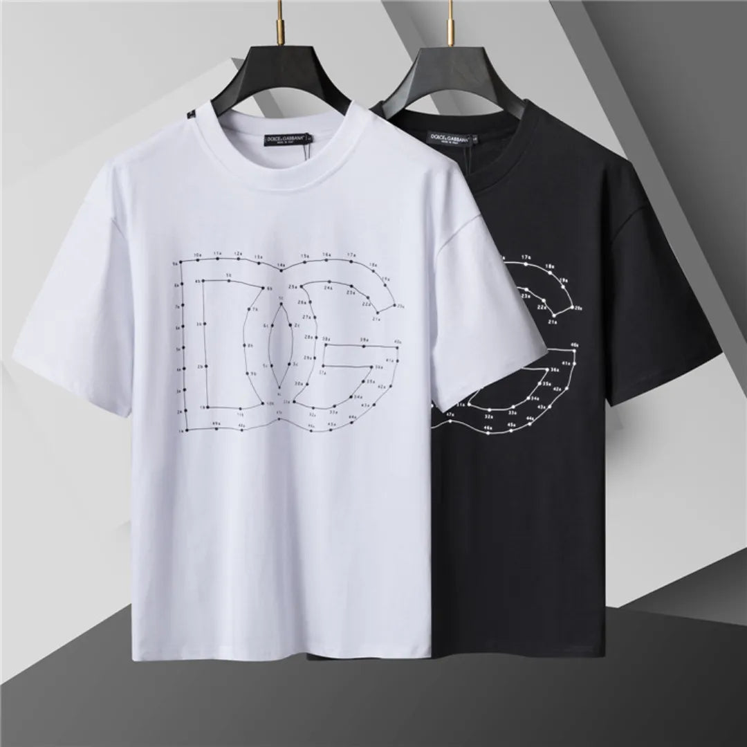 D&G Logo DG Print T-shirt in White - 109 - dng0000109 image 3