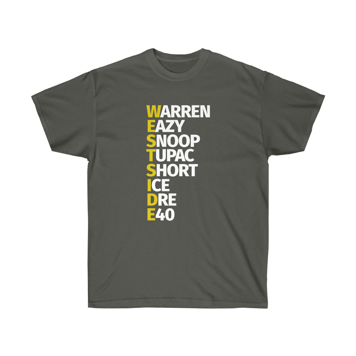 West Side Men T-Shirt - Charcoal, M image
