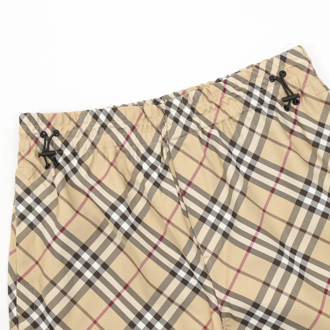 BUR Archive Check Knight Motif Shorts in Yellow - 378 - bbr0000378 image 6
