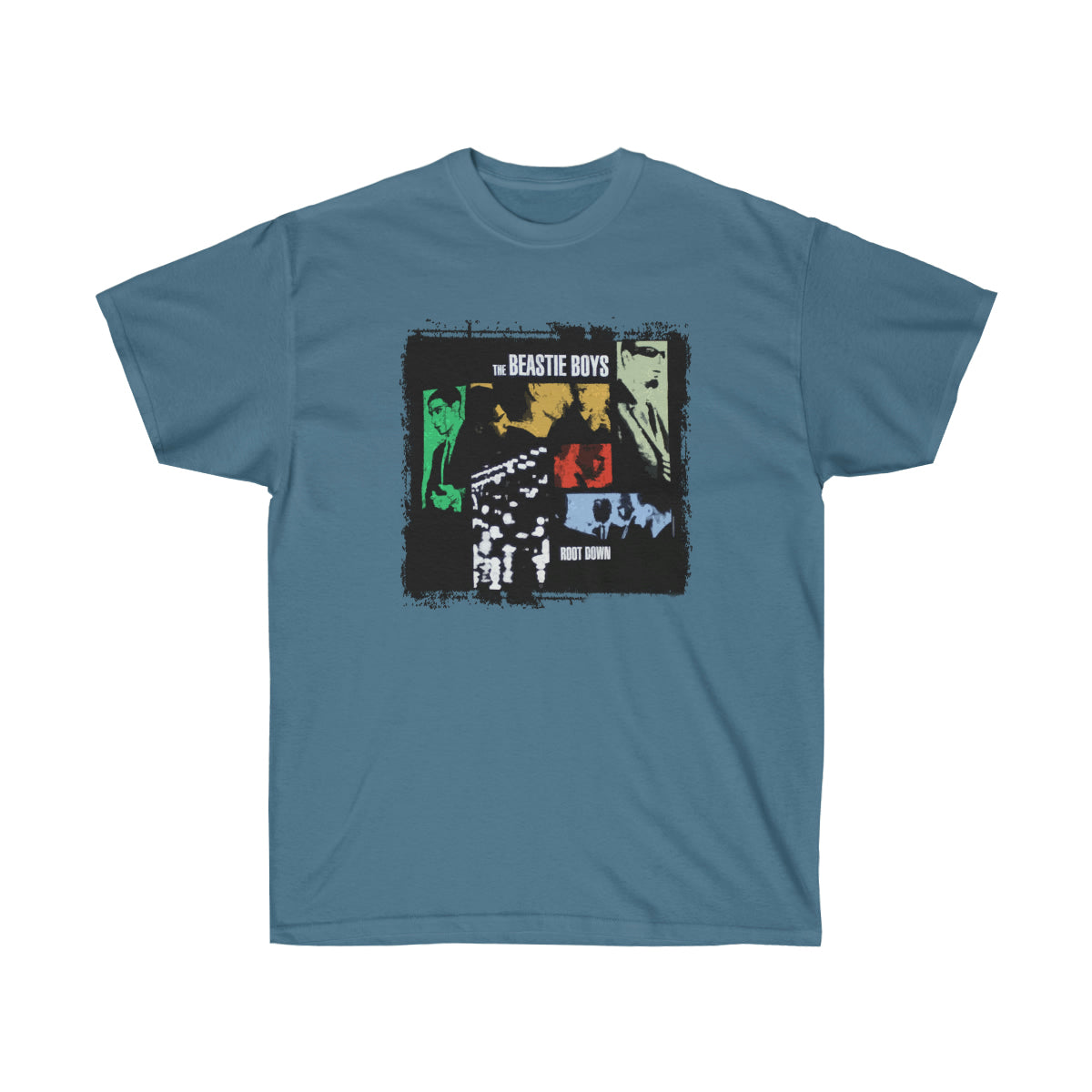 The Beasite Boys Root Down Men T-Shirt - Indigo Blue, S image