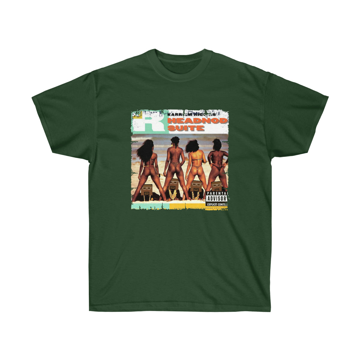 Rap Live Crew Men T-Shirt - Forest Green, 3XL image