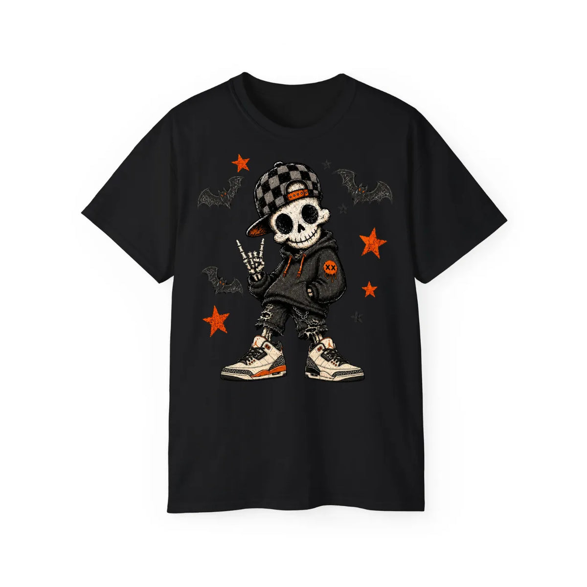 Boy Skeleton Halloween T-Shirt - POD0006 image 3