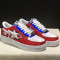 A Bathing Ape Bape Sta Low Patent Black Shoes Sneakers - nk0005522 image 4