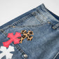 CH Cross Patch Jeans - CH0117 image 4