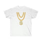 Necklace Dollar Men T-Shirt - White, M image