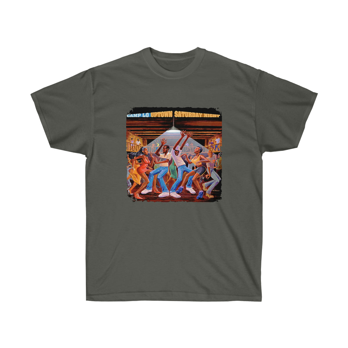 Rap CLO Uptown Saturday Night Men T-Shirt - Charcoal, XL image