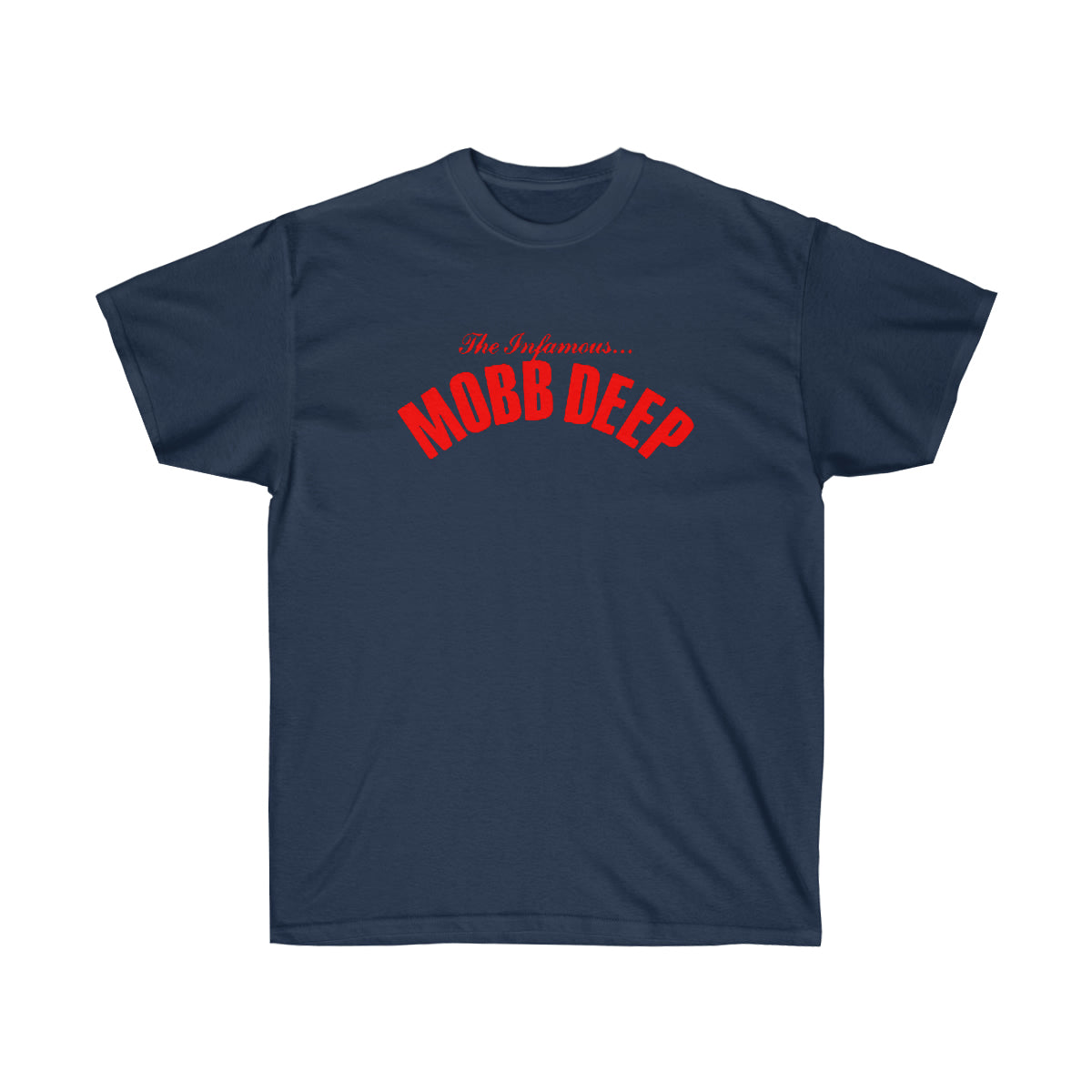 Infamous Red Men T-Shirt - Navy, M image