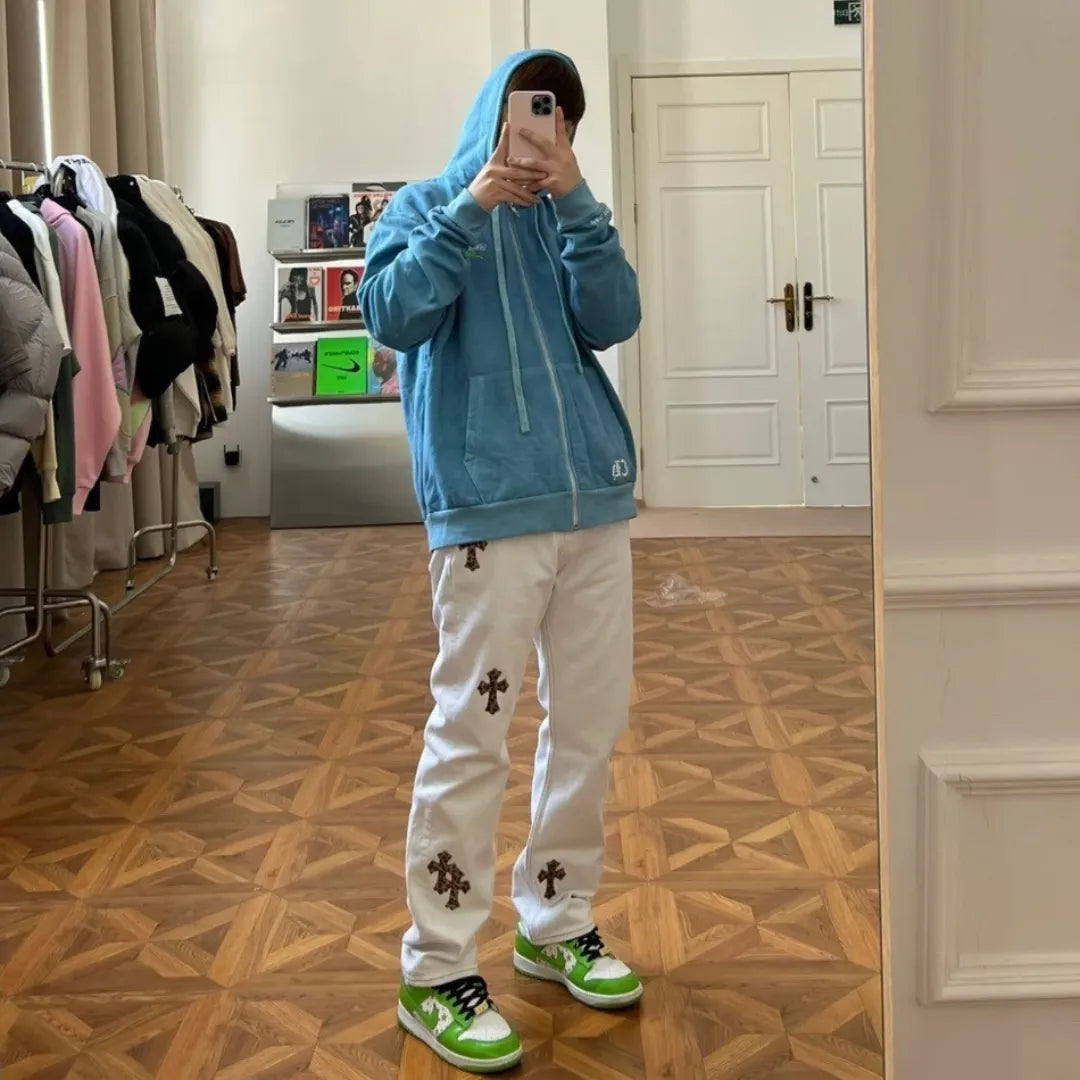 CH Cross Patch Jeans - CH0110 image 9