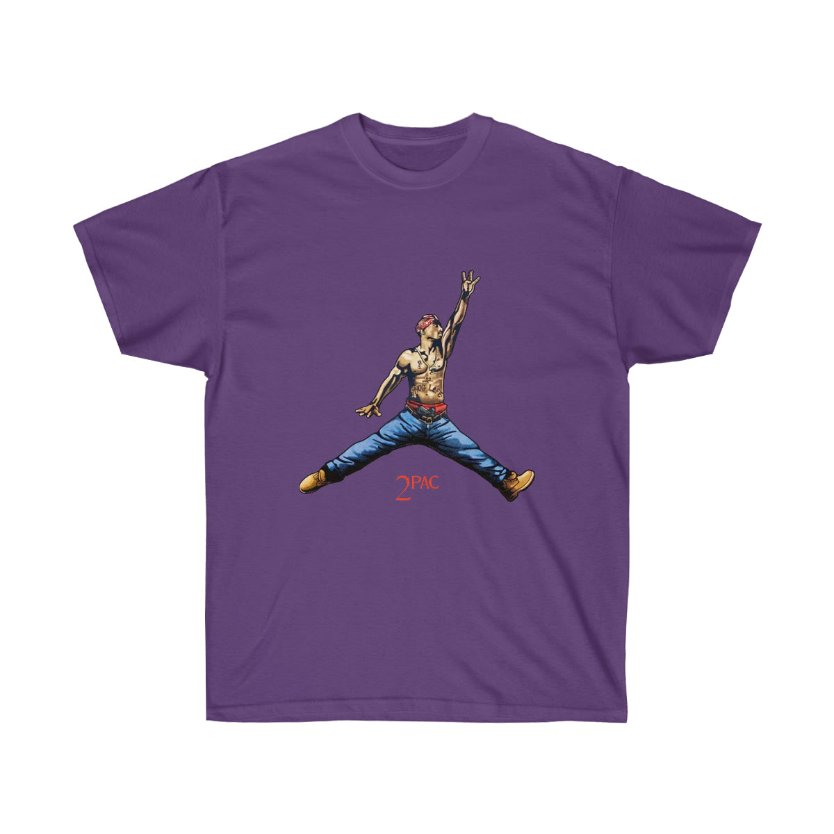 2Pac Limited Edition Men T-Shirt - Purple, XL image