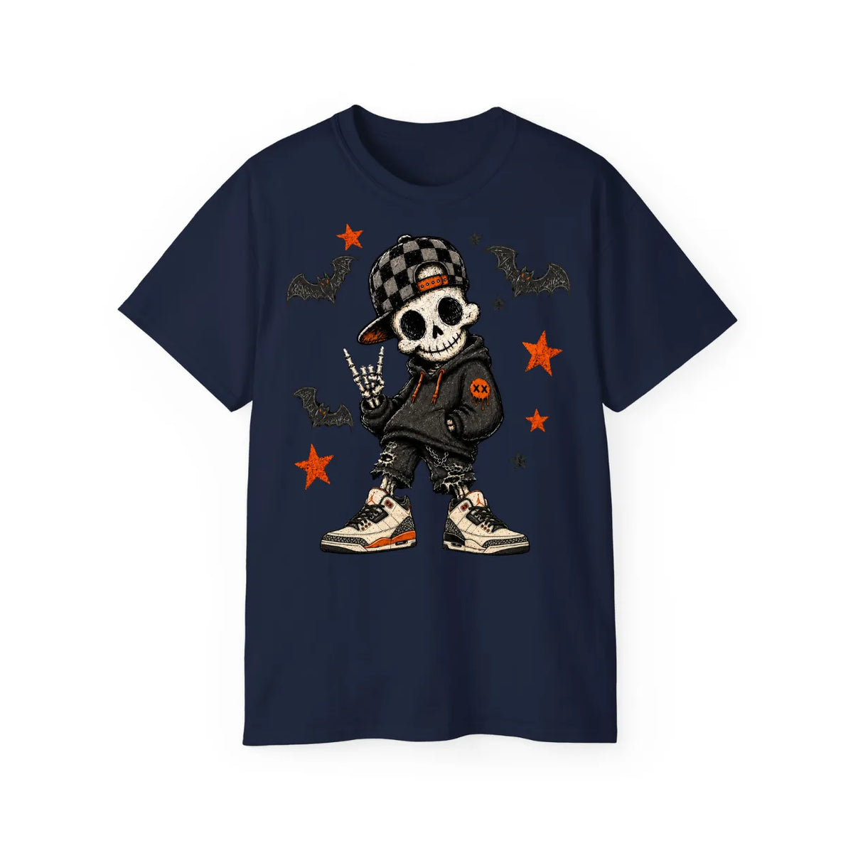 Boy Skeleton Halloween T-Shirt - POD0006 image 2
