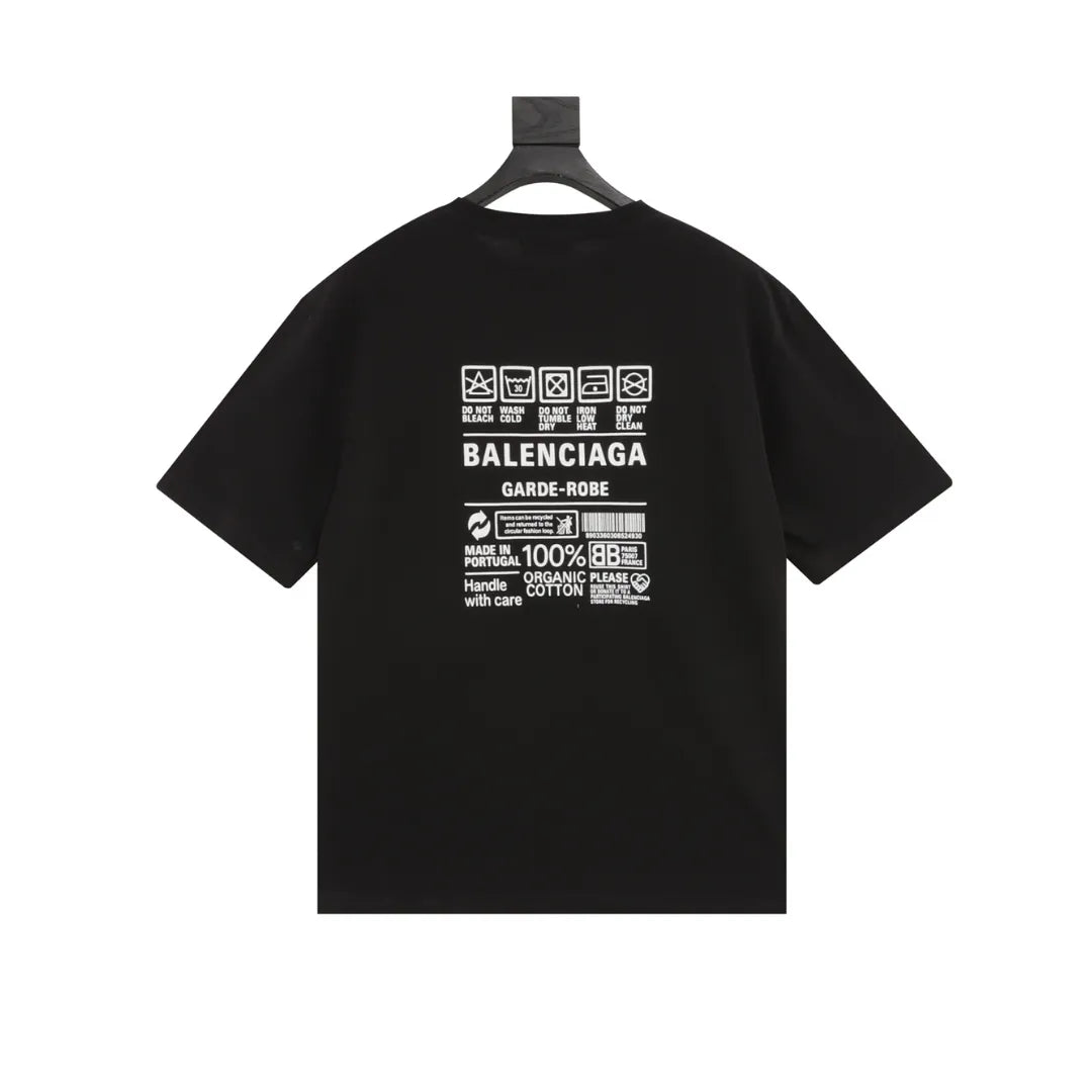 BLCG Garde-Robe Care Label T-shirt in Black - 588 - blcg0000588 image 1