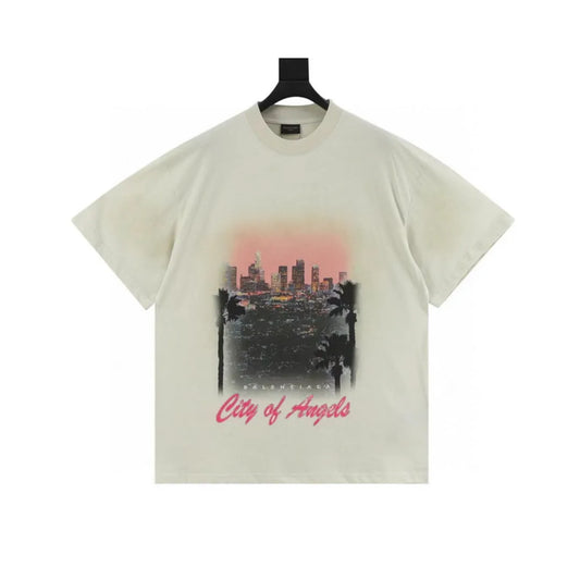 BLCG City of Angels Skyline T-shirt in Vintage White - 587 - blcg0000587 image 0