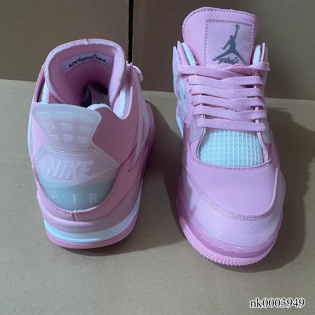 OW X AJ 4 Pink Shoes Sneakers – nk0003949