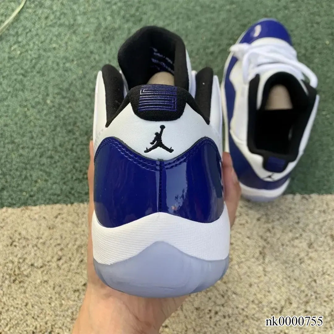 AJ 11 Retro Low White Concord Shoes Sneakers – nk0000755