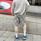 BUR Archive Check Knight Motif Shorts in Beige - 381 - bbr0000381 image 4