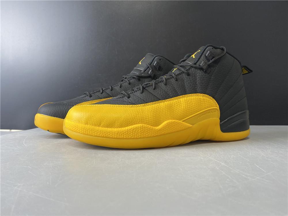 AJ 12 Retro Black University Gold Shoes Sneakers – nk0000758