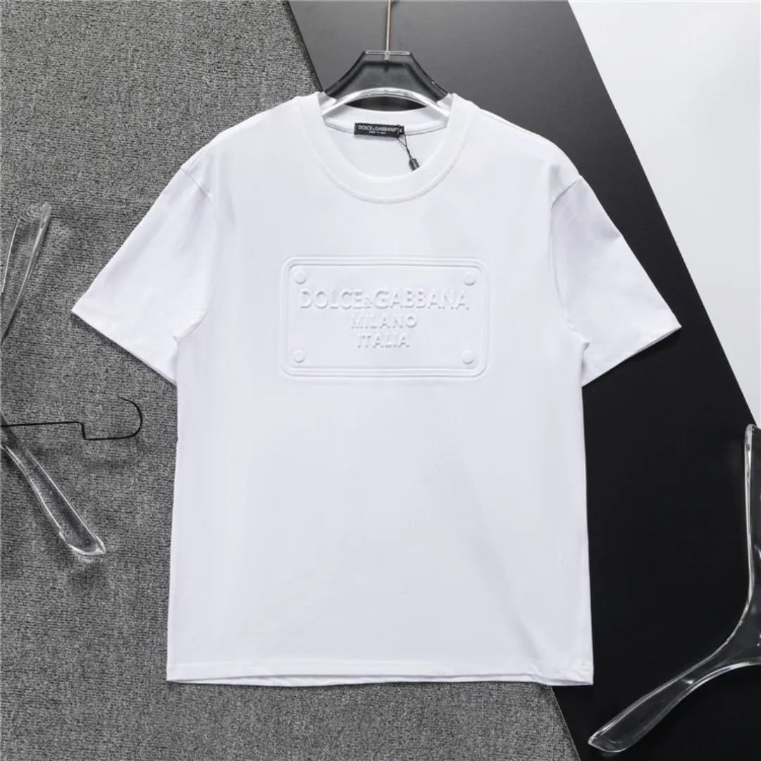 D&G Logo DG Print T-shirt in White - 116 - dng0000116 image 1