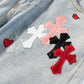 CH Cross Patch Jeans - CH0114 image 3