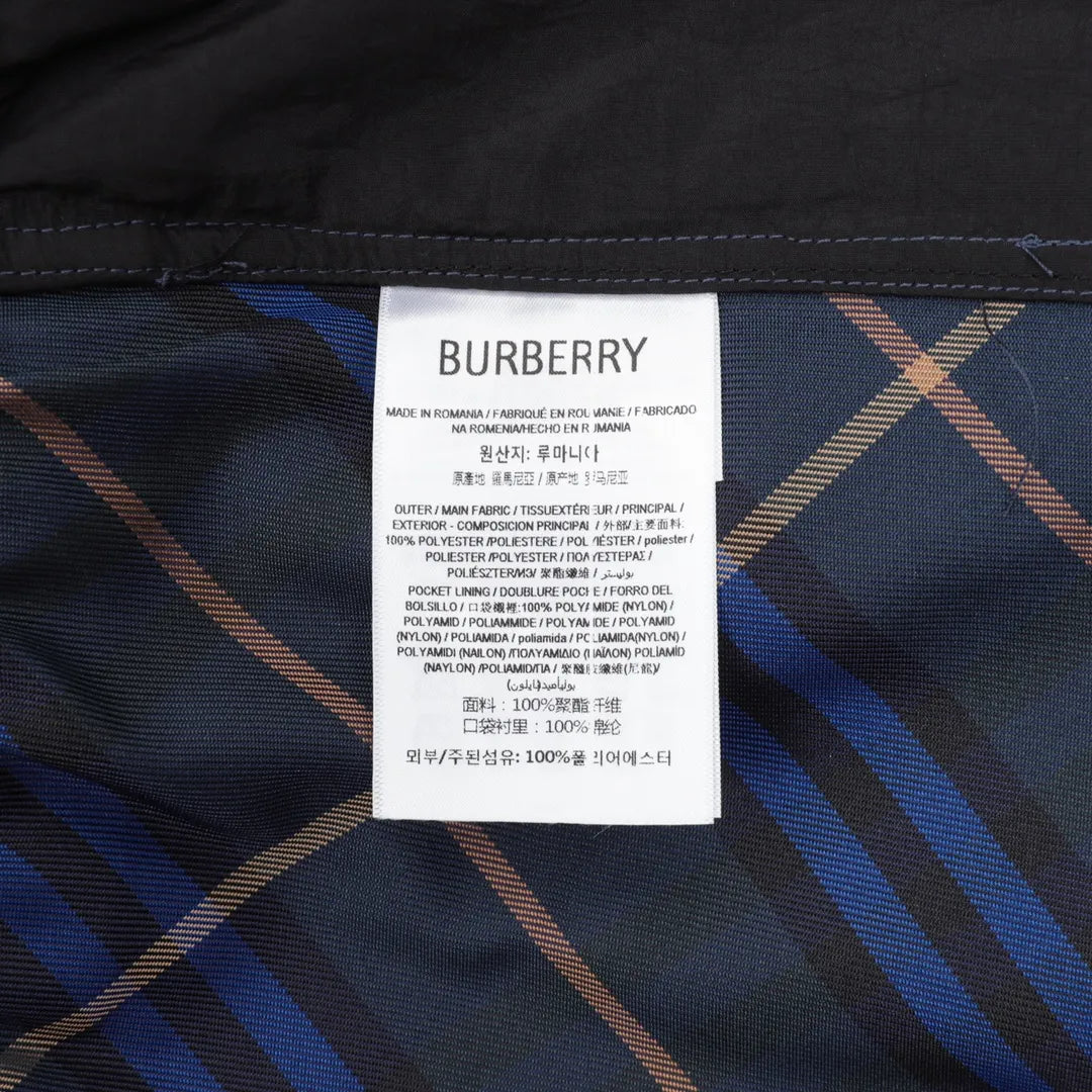 BUR Archive Check Knight Motif Shorts in Navy - 379 - bbr0000379 image 11